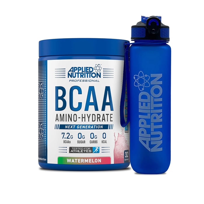 BCAA AMINO HYDRATE WITH FREE WATER BOTTLE - Main Applied Nutrition BCAA AMINO HYDRATE Watermelon With Free Water Bottle - 1000ml