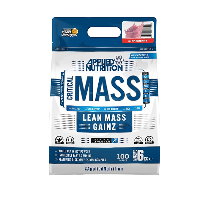 CRITICAL MASS PROFESSIONAL - Strawberry - Main Applied Nutrition Critical Mass Professional Protein Powder 6kg - Strawberry