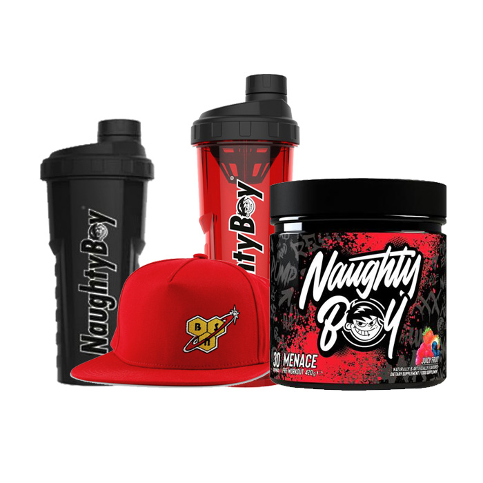 Naughty Boy Pre-Workout Naughty Boy Pre-Workout With Free Cap Free And Naughty Boy Shaker