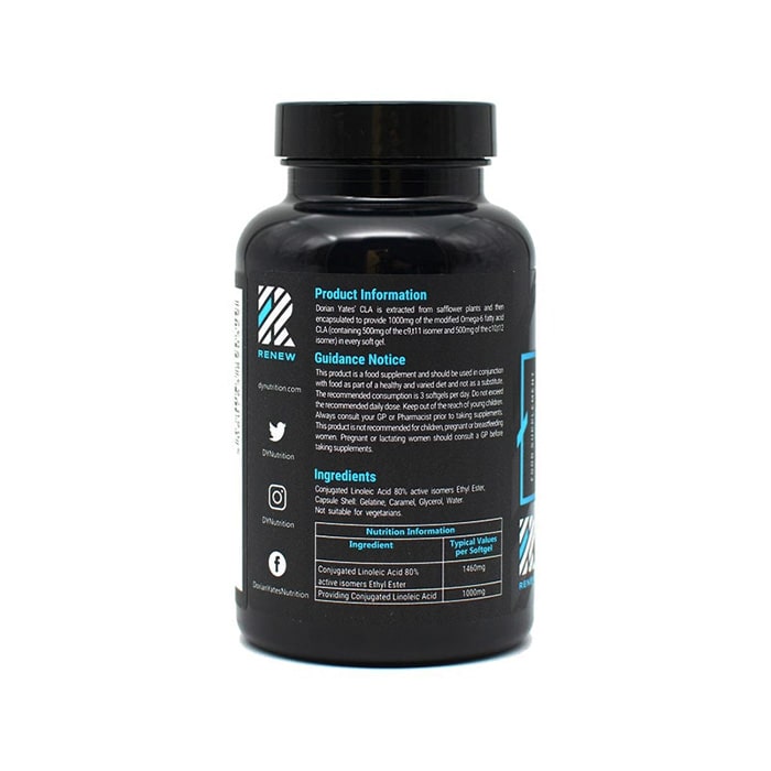 Renew CLA 1000mg, 90 Softgels Bottle - RC1000SB Renew CLA 1000mg, 90 Softgels Bottle - RC1000SB